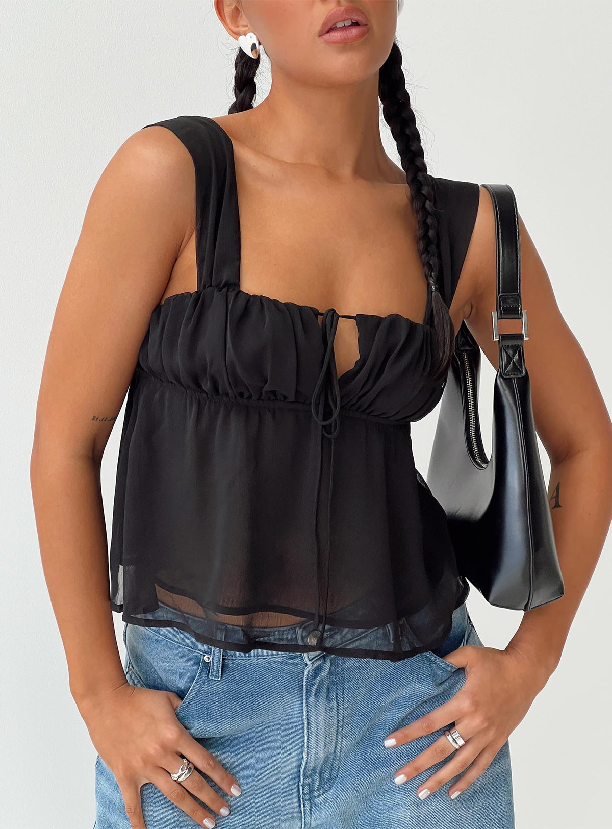 Aileen - Mooney Top Black