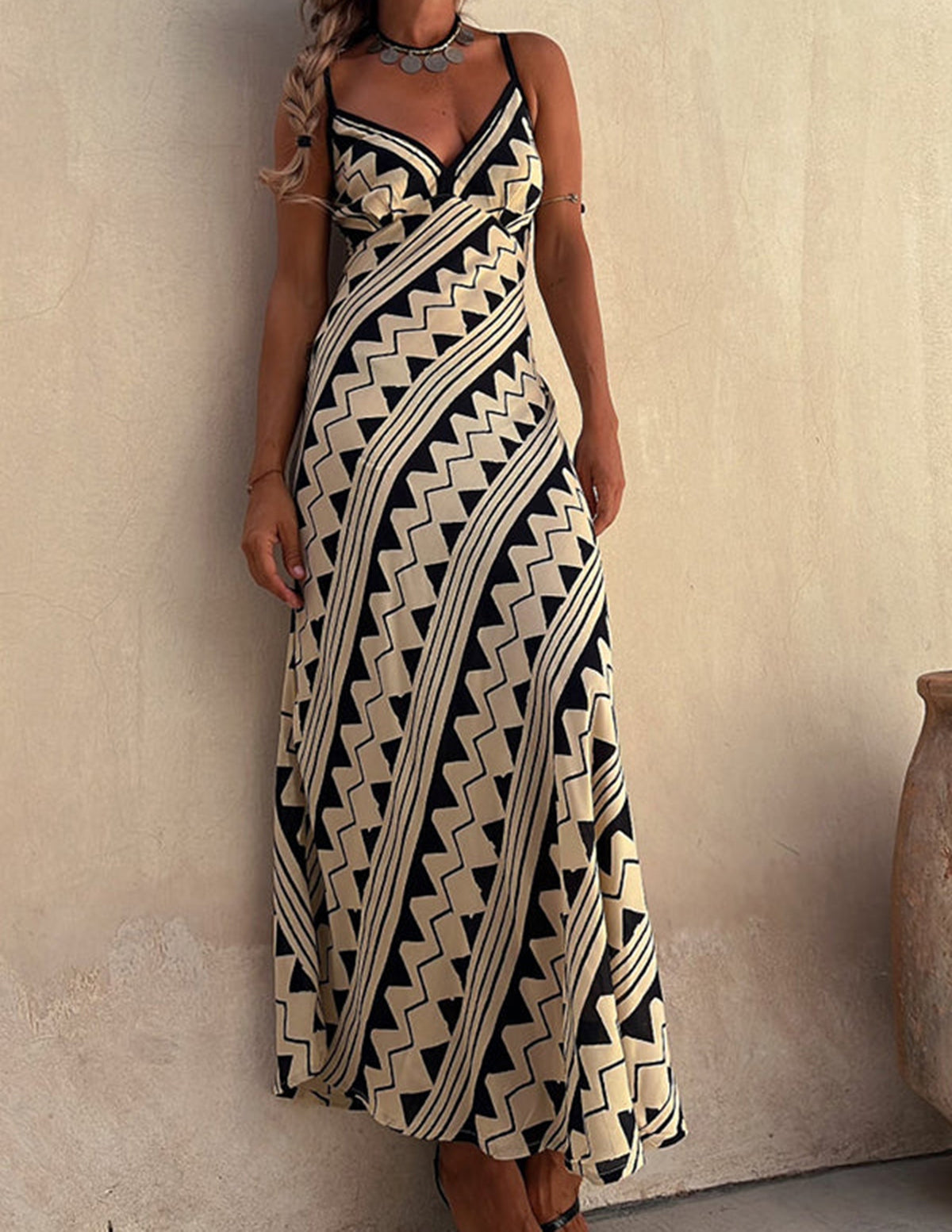 Genesis - Exclusive Ethnic Print Dress