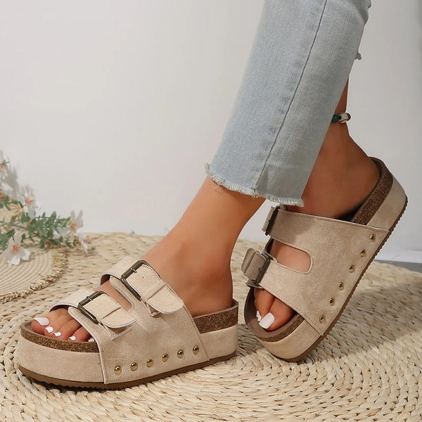 Jacquilin - Stylish Sandals with Double Strap