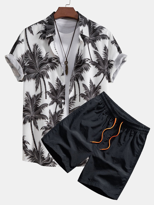 Mateo - Printed Casual Shirt & Shorts Set