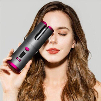 WaveEase Curling Iron - Cordless Styler for Effortless Curls