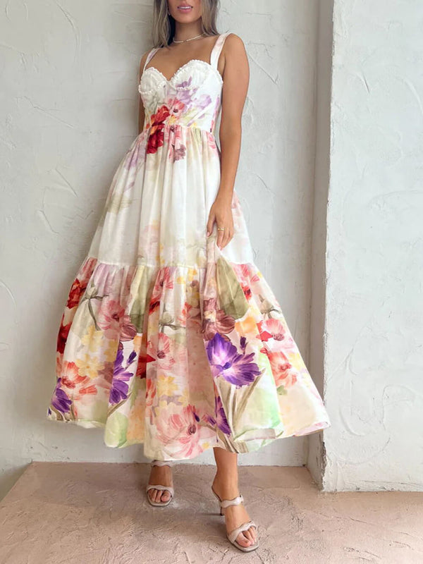 Roxanne - Elegant Party Floral Dress