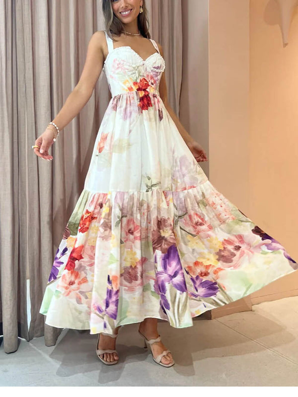 Roxanne - Elegant Party Floral Dress