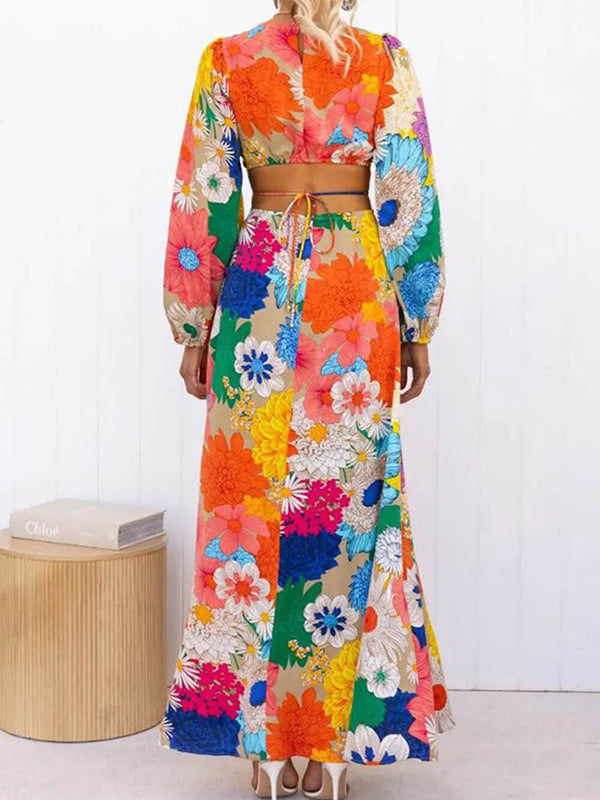 Zenaida - Elegant Floral Maxi Dress