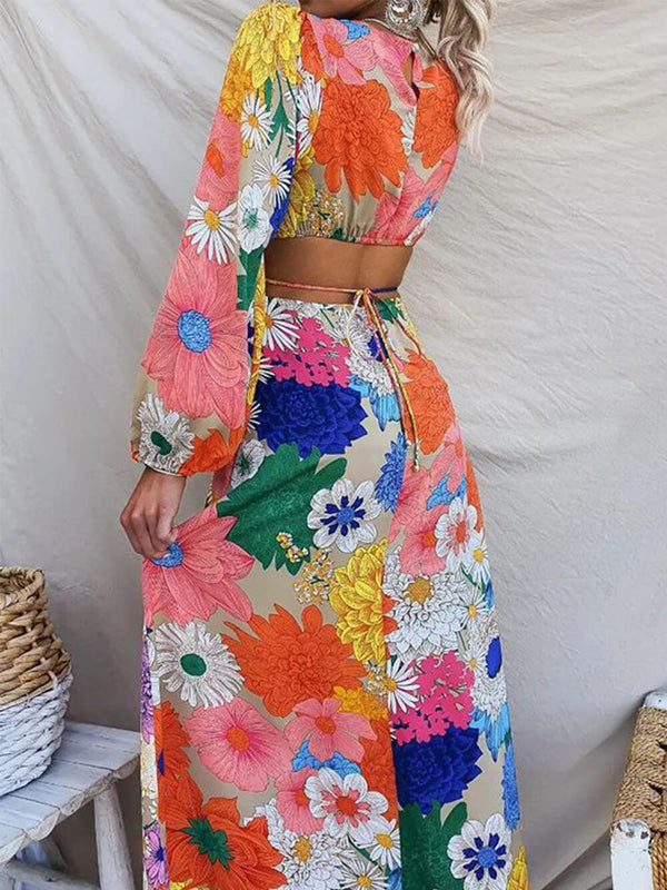 Zenaida - Elegant Floral Maxi Dress