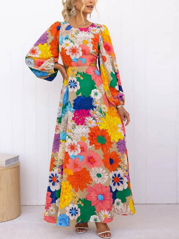 Zenaida - Elegant Floral Maxi Dress