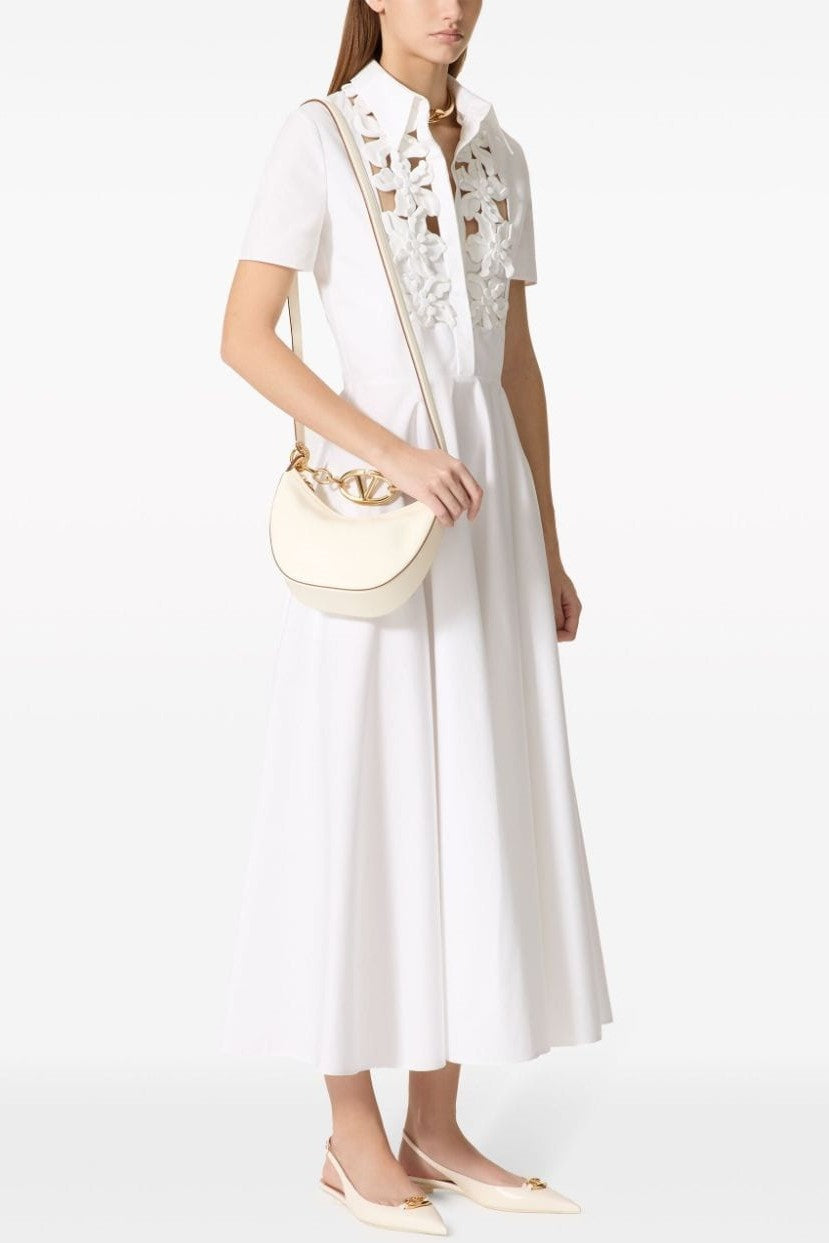 Clara - Plain White Maxi Dress