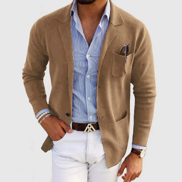 Adrian – Classic Formal Cardigan – Versatile & Refined