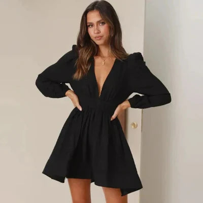 Aubriella - Mini Black Dress