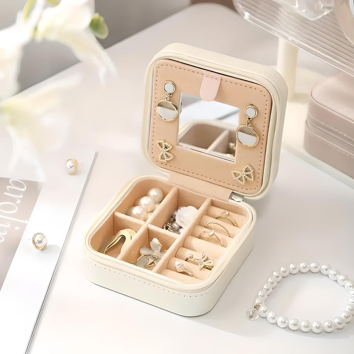 Shekeny - Minimalist Travel Jewelry Box