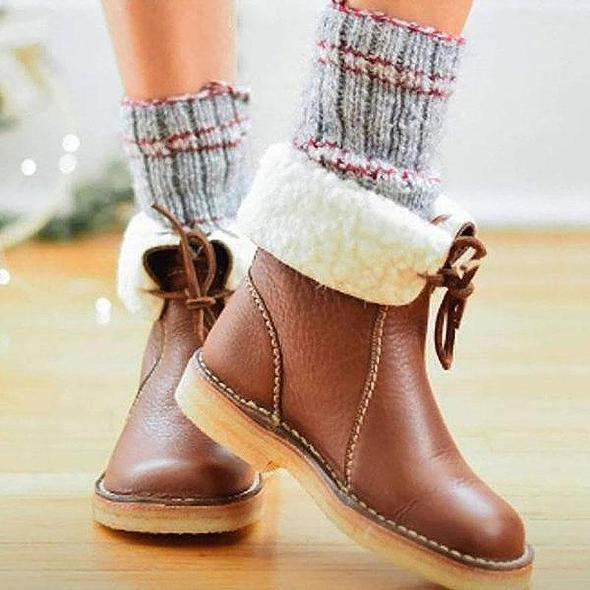 Myla - Waterproof Boots With Wool Lining