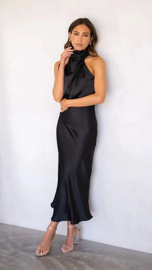 Sarrah - One-shoulder Formal Dress