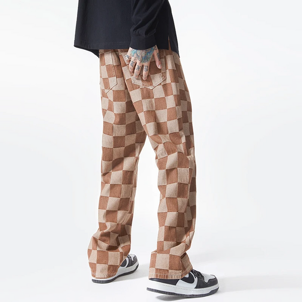 Shun - Gridlock Denim Pants