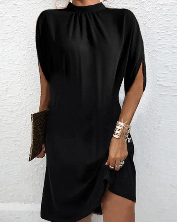 Hacinta - Loose Bat Sleeve Dress