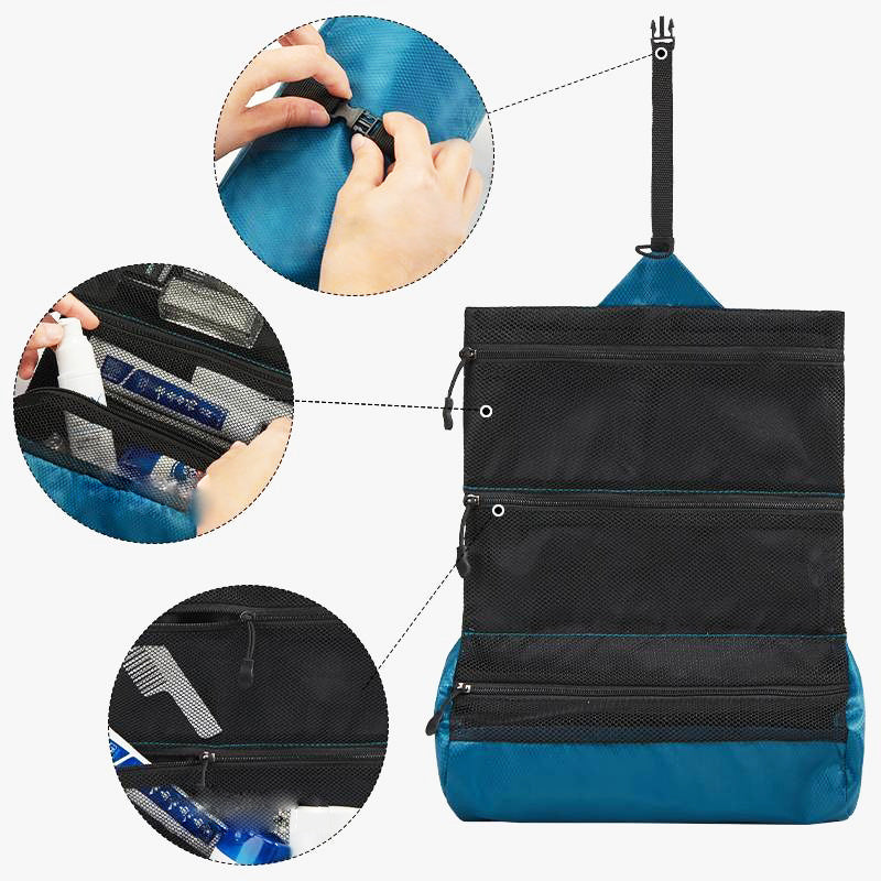 Trek - Foldable Waterproof Travel Toiletry Bag