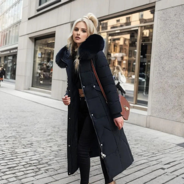 Tania – Long Winter Coat – Warm & Stylish