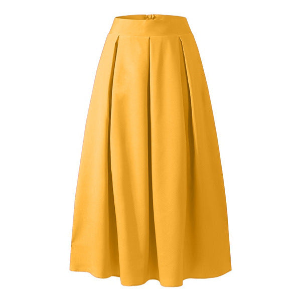 Brylee - High-waisted Pleated Skirt