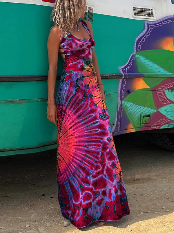 Glenda - Stylish Halter Maxi Dress