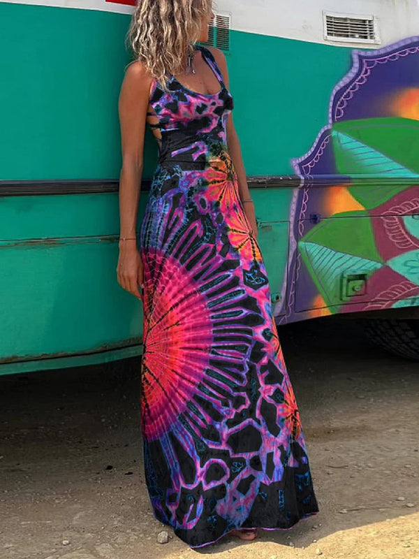 Glenda - Stylish Halter Maxi Dress