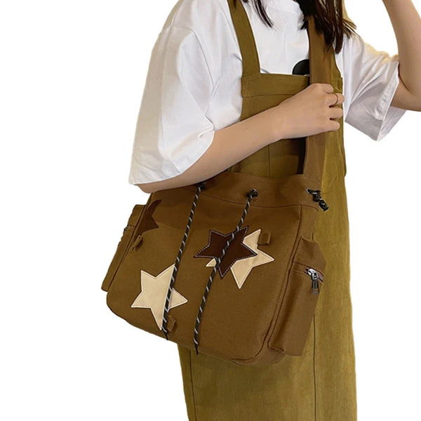 Leslie - Star Crossbody Messenger Bag