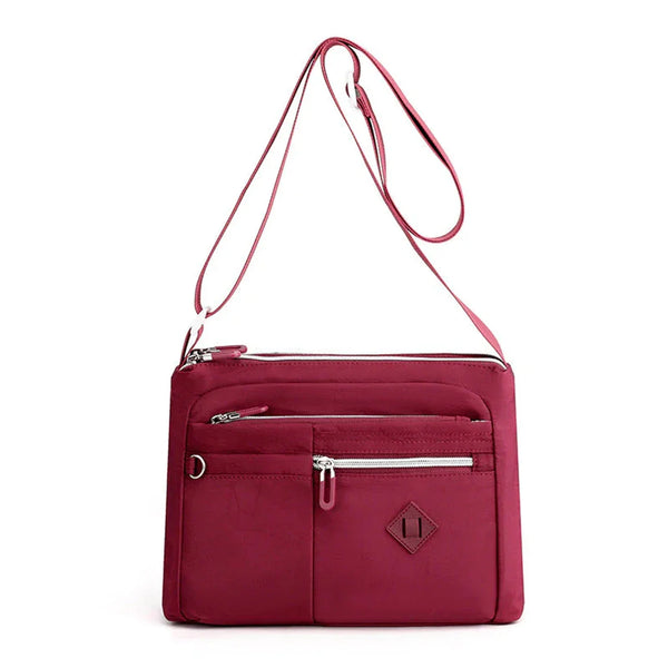 Hazelle - Lightweight Multi-Pocket Crossbody Bag