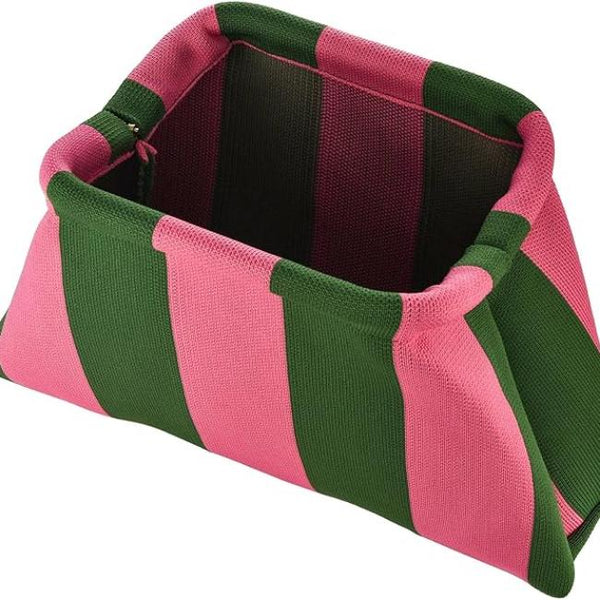 Jinkee - Striped Summer Makeup Cosmetic Clutch Bag