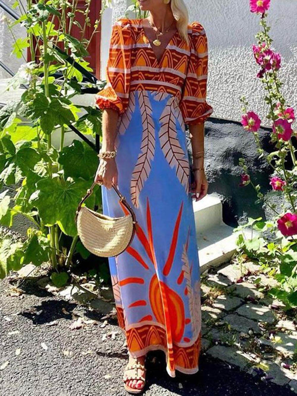 Wren - Boho Ethnic Maxi Dress