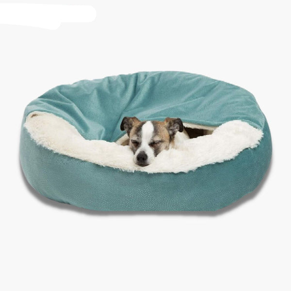 Dog Cuddle Cave - Cozy, Soft & Warm Hideaway for Restful Sleep