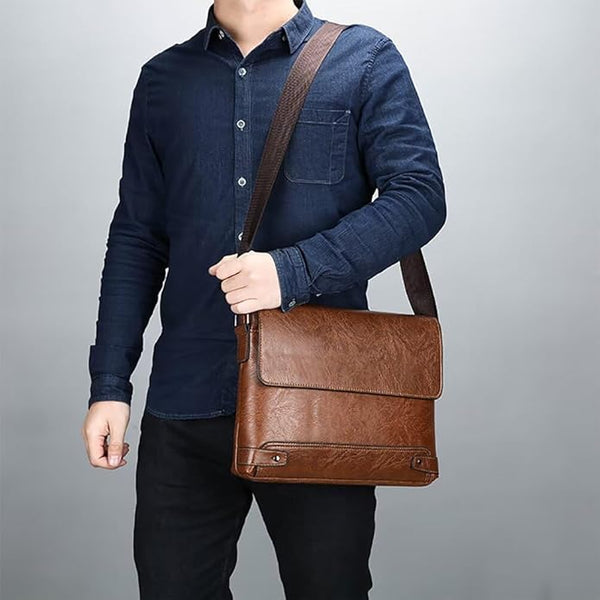 Noel -  Men's Large Commuter Travel Crossbody Bag