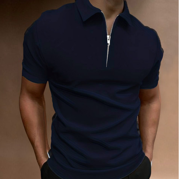 Jerry - Unique Zip-Up Men's Polo