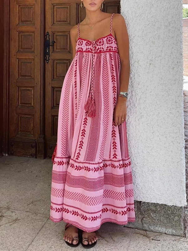 Trinity - Ethnic Boho Maxi Dress