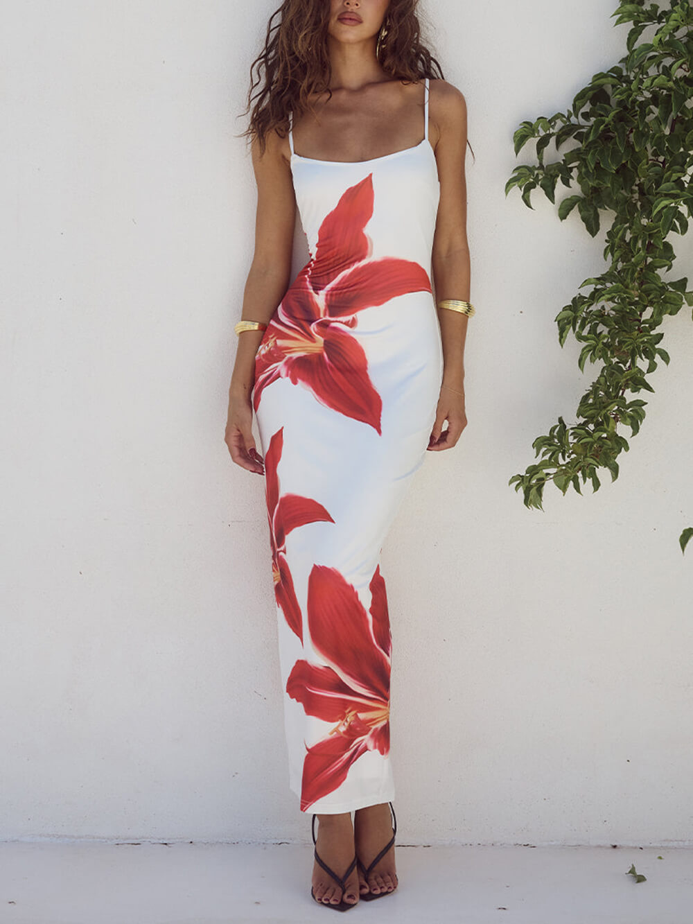 Anne - Floral Abstract Maxi Dress