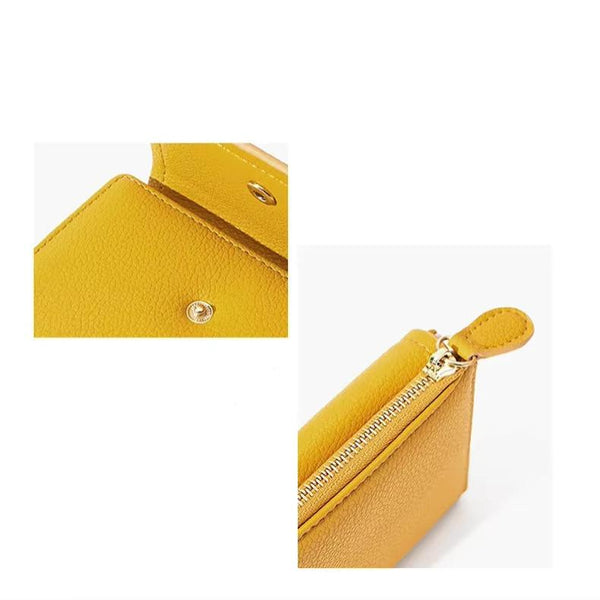 Joanna - Short Snap Closure Mini Travel Wallet