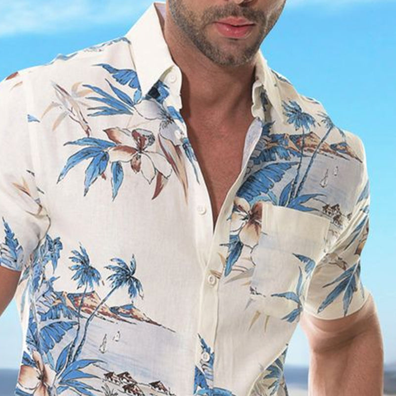 Adler - Men's Hawaiian Polo Top