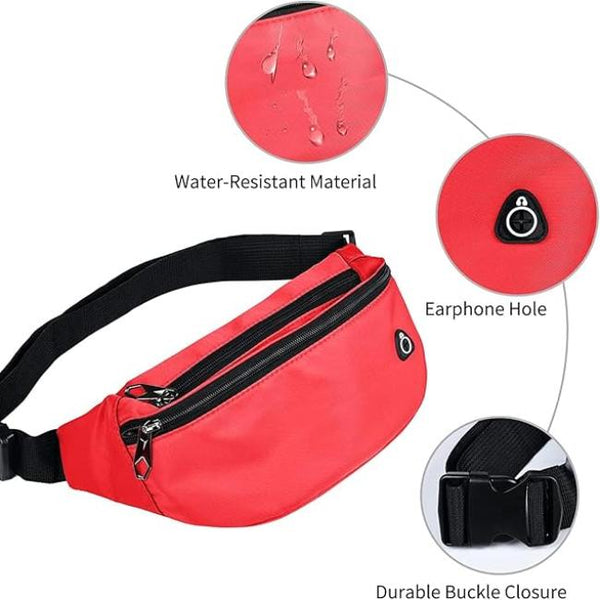 Hesel - Waterproof Sports Crossbody Bum Bag