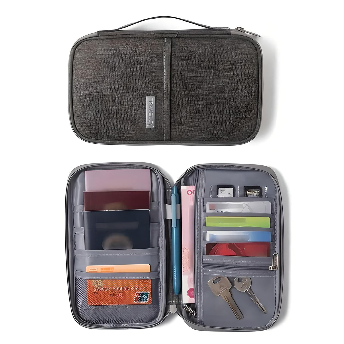 Secure - RFID Family Passport Wallet