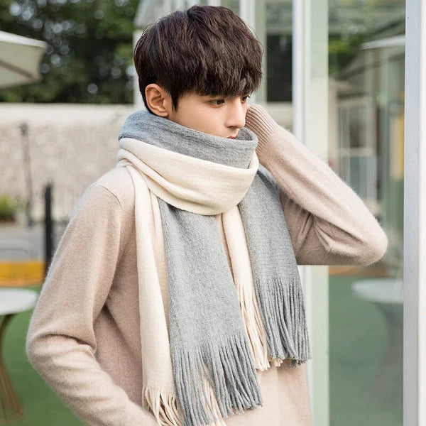 Oliver – Tassel Detail Scarf for Men – Bold & Elegant