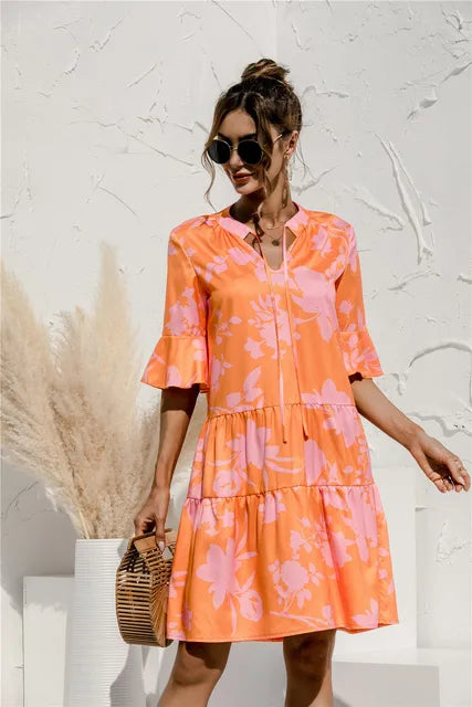 Bellamy - Vibrant Floral Summer Dress