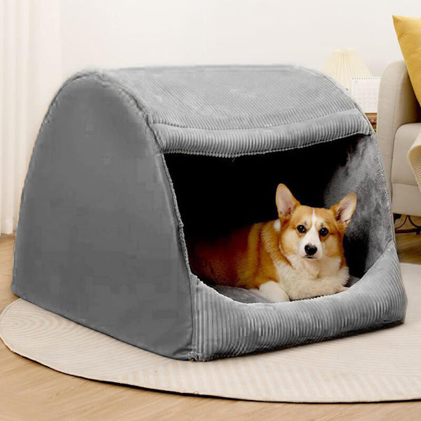 Cozy Dog Tent Bed - Soft, Portable & Warm Shelter for Pets