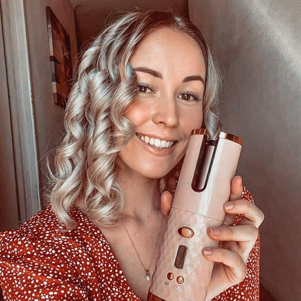 WaveEase Curling Iron - Cordless Styler for Effortless Curls