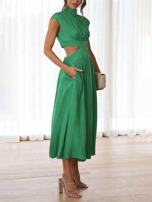 Sonora - Elegant Cut-Out Midi Dress