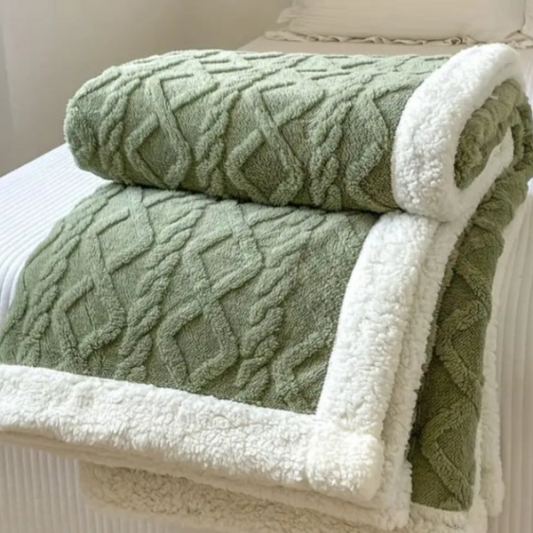 CozyReversible Comfort Throw Blanket - Soft, Stylish & Versatile for Year-Round Comfort