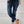 Harmony - Ruched Drawstring Denim Joggers