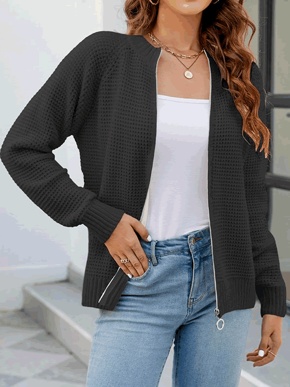 Ryleigh - Zip-Up Cardigan for Women