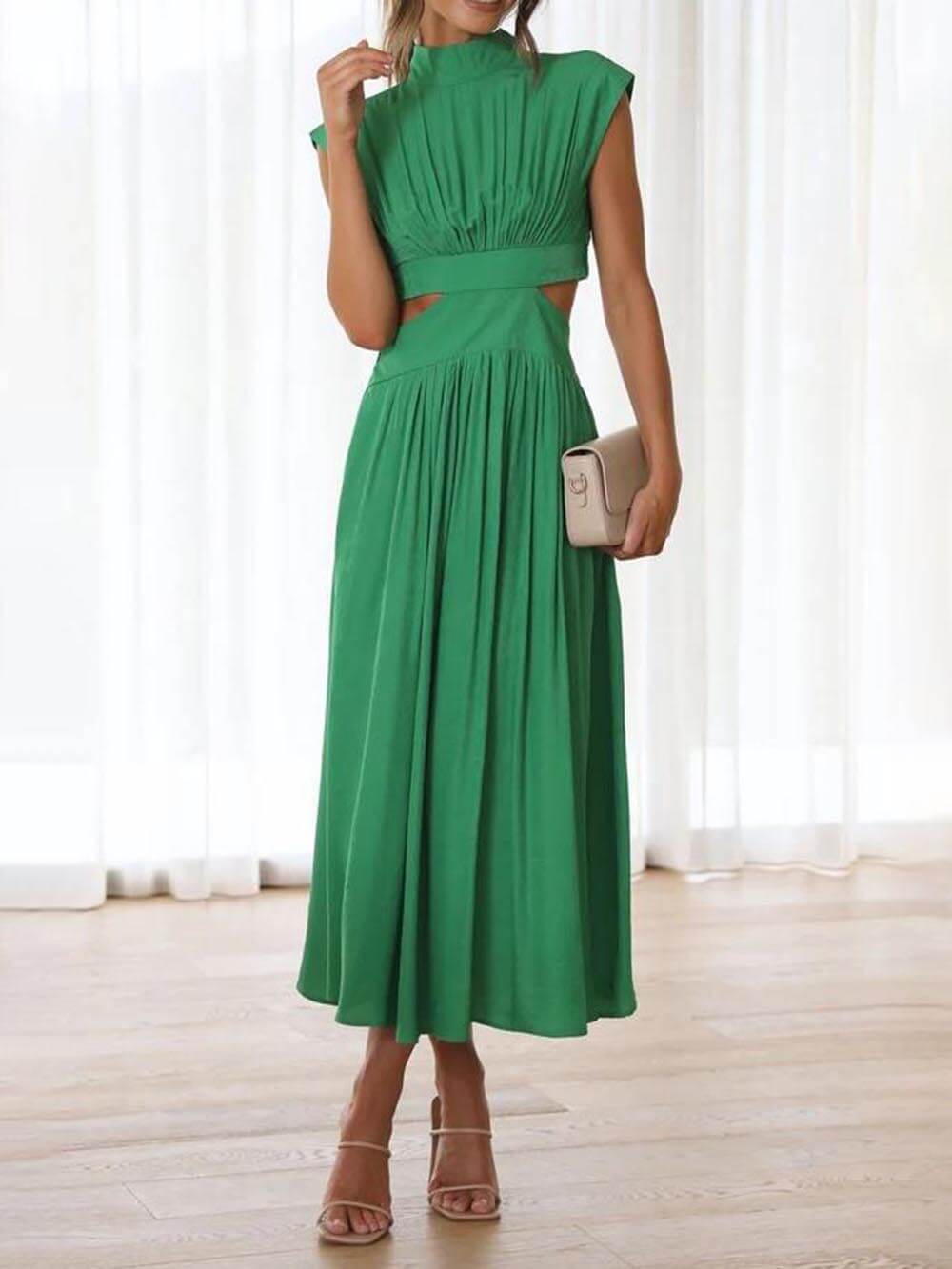 Sonora - Elegant Cut-Out Midi Dress