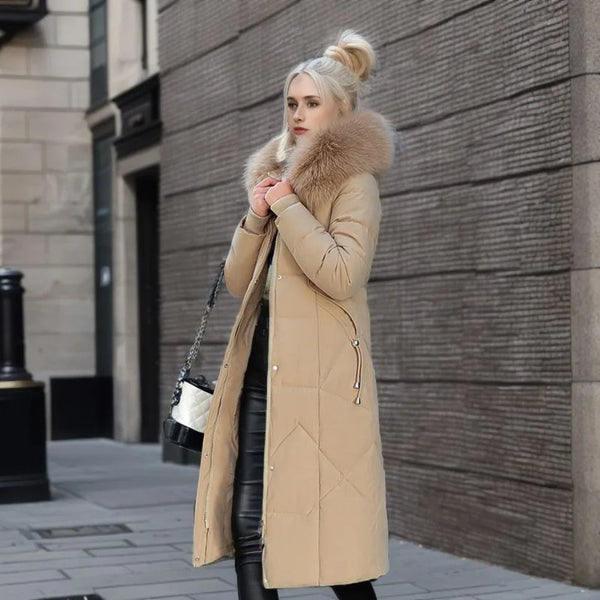 Tania – Long Winter Coat – Warm & Stylish