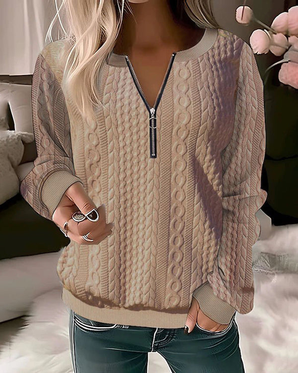 Charlotte - Sweater with Zipper