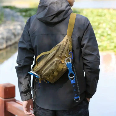 Leo - Outdoor Fishing Crossbody Waist Bum Bag with Molle System