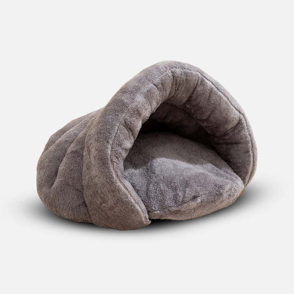 Calming Cave Dog Bed - Warm, Anti-Anxiety & Ultra-Soft Pet Hideaway