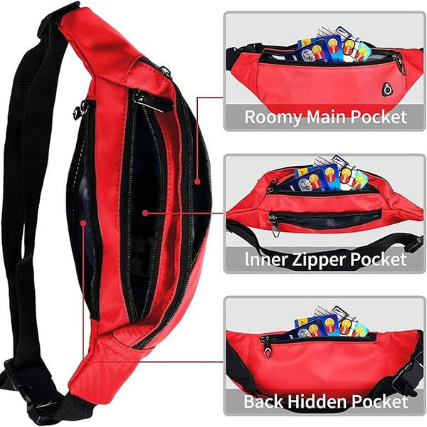 Hesel - Waterproof Sports Crossbody Bum Bag